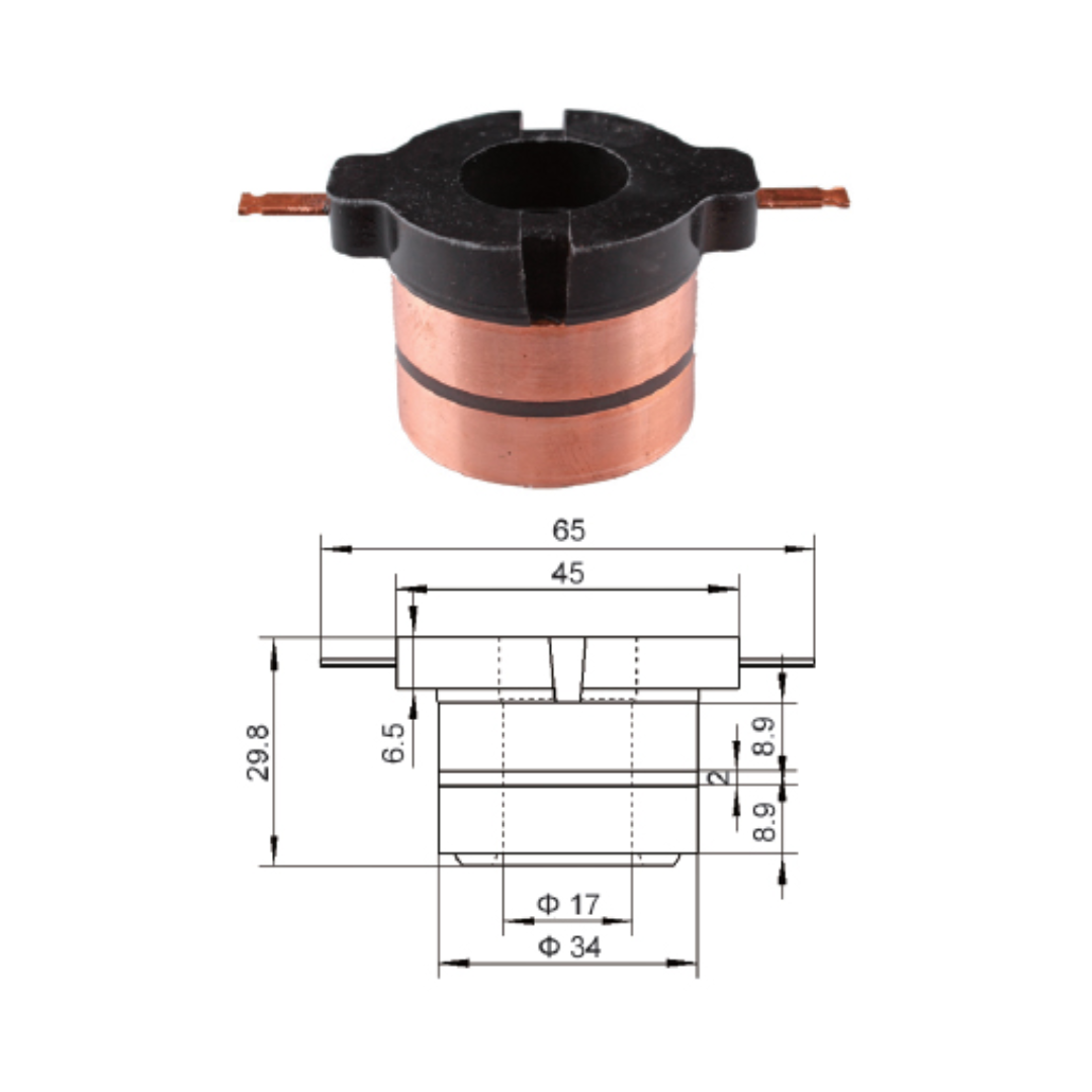 COLECTOR MITSUBISHI C/DEPRESOR EJE Ø16.90
