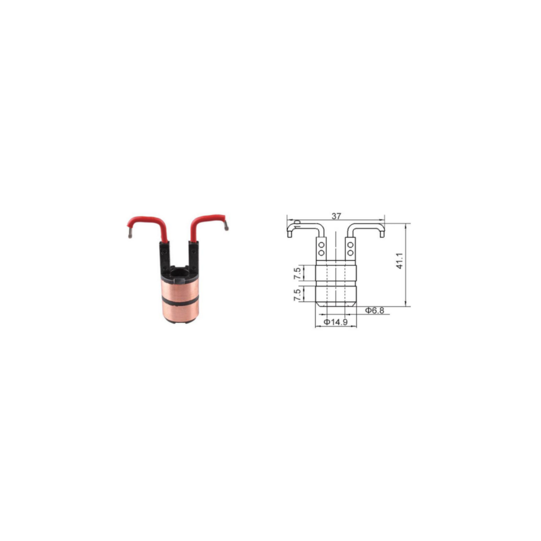 COLECTOR DE ALTERNADOR EJE Ø6.80 (14.90x20.80)