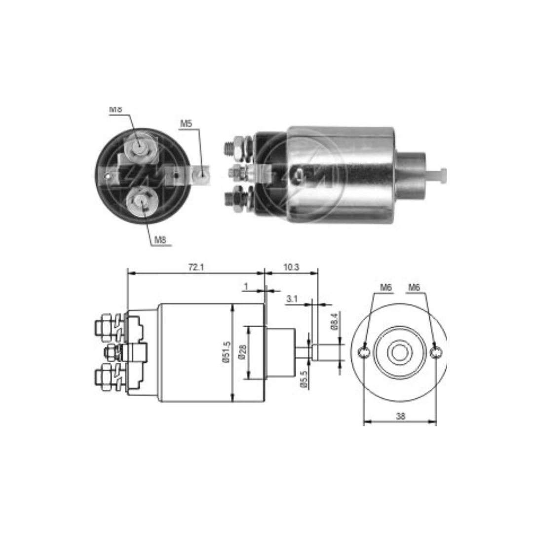 SOLENOIDE NUEVO  RANGER-CHEROKEE-COMANCHE-G