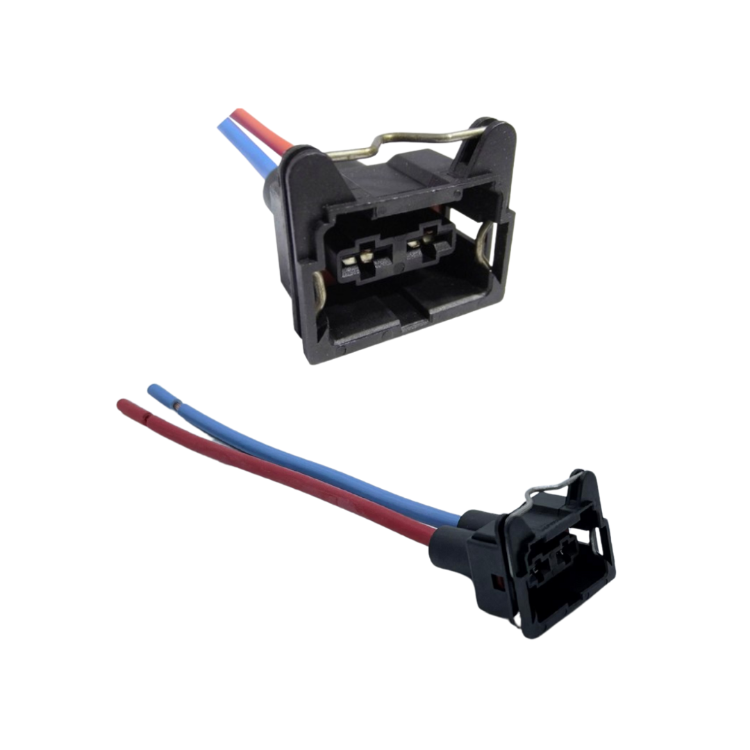 FICHA 2 VIAS MOTOR ELECTRO VW-GOL CABLE 4MM
