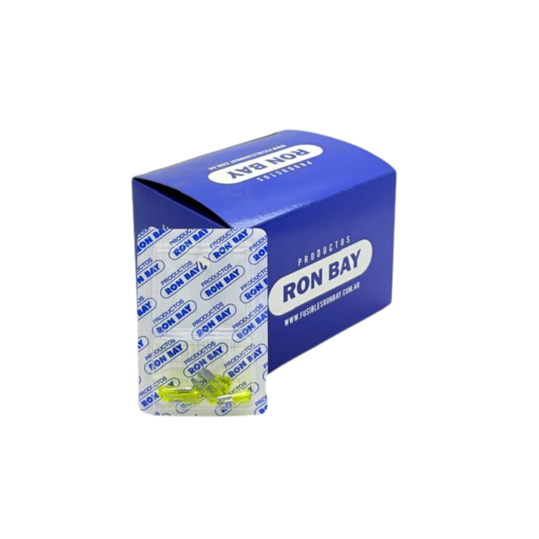 FUSIBLE MINI FICHA 20 AMP . CAJA DE 20 BLISTER X 5 UNIDADES  (CAJA CERRADA)