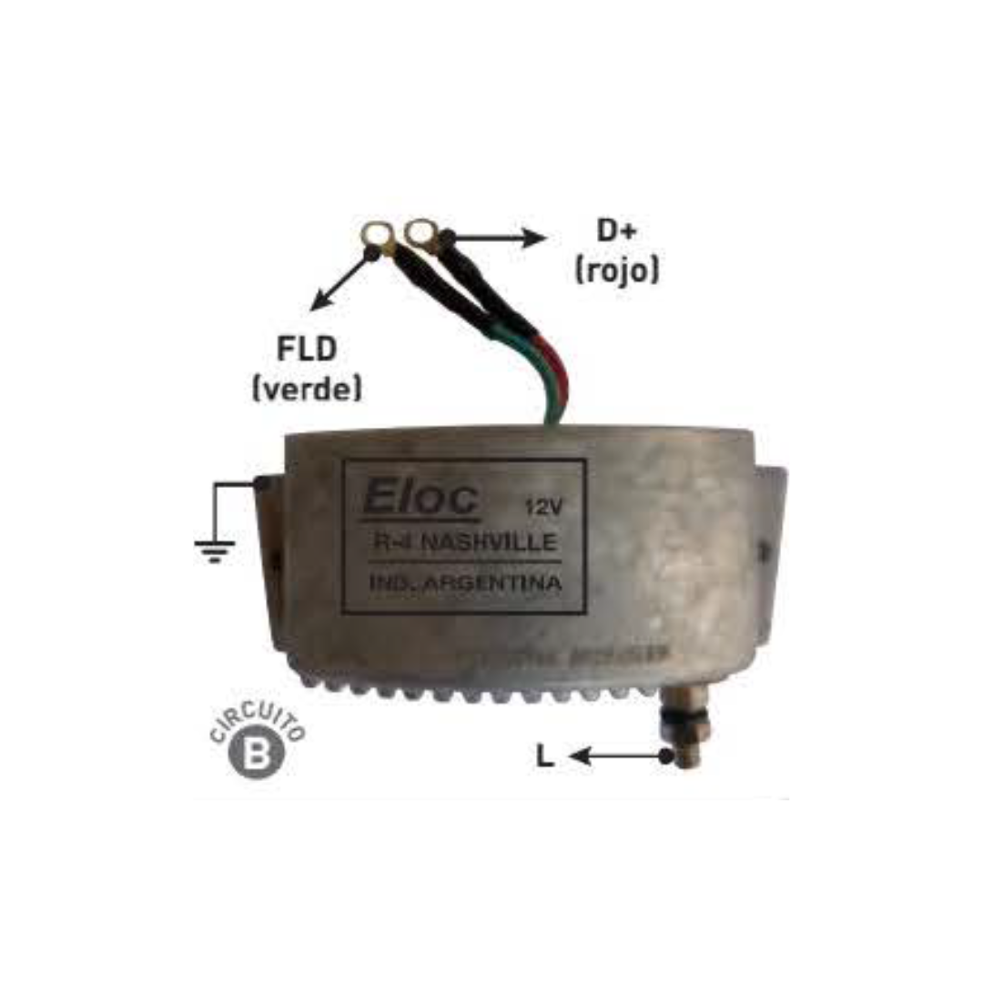 REGULADOR DE VOLTAJE TIPO NASHVILLE 12V