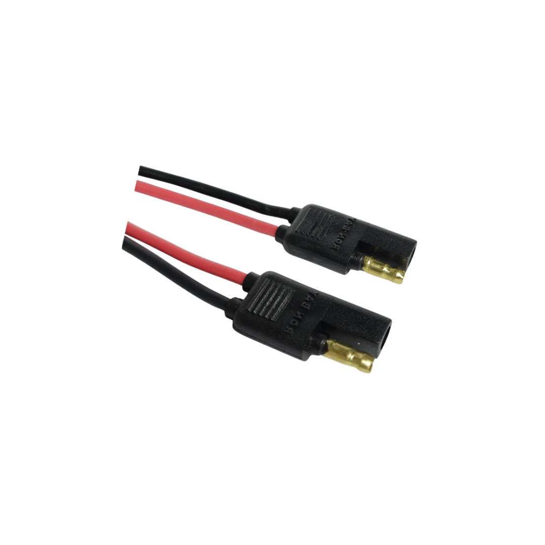 FICHA 2 VIAS CHATA PARLANTE (1 MACHO - 1 HEMBRA) REFORZADA X BOLSA DE 10 UNIDADES