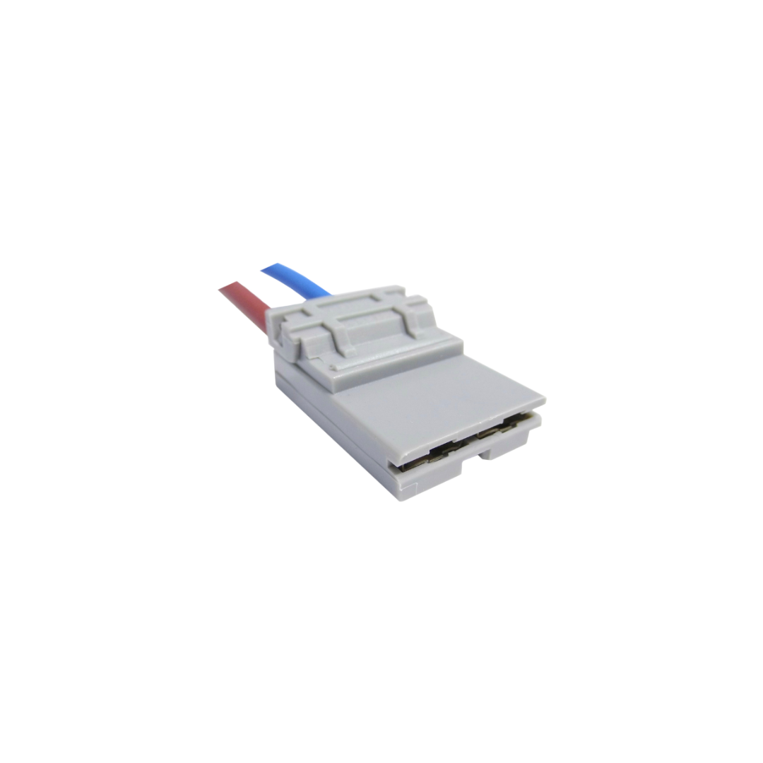 FICHA 2 VIAS MACHO GRIS PARA LLAVE DE CONTACTO (RENAULT)