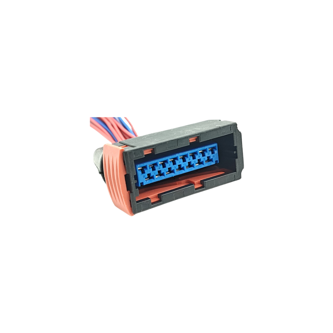 FICHA 15 VIAS RELAY INYECCION MULTIFUNCION FIAT / PEUGEOT ( RELAY MARRON - NEGRO - VERDE - BLANCO )