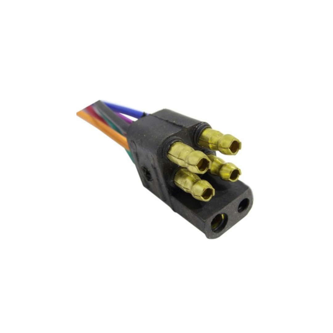 FICHA 6 VIAS UNIVERSAL (4 MACHOS - 2 HEMBRAS) X BOLSA DE 10 UNIDADES