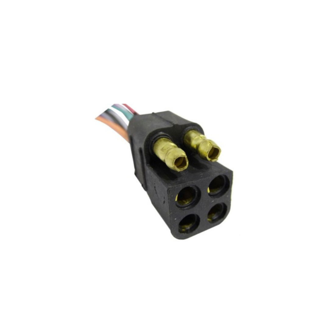 FICHA 6 VIAS UNIVERSAL (2 MACHOS - 4 HEMBRAS) X BOLSA DE 10 UNIDADES