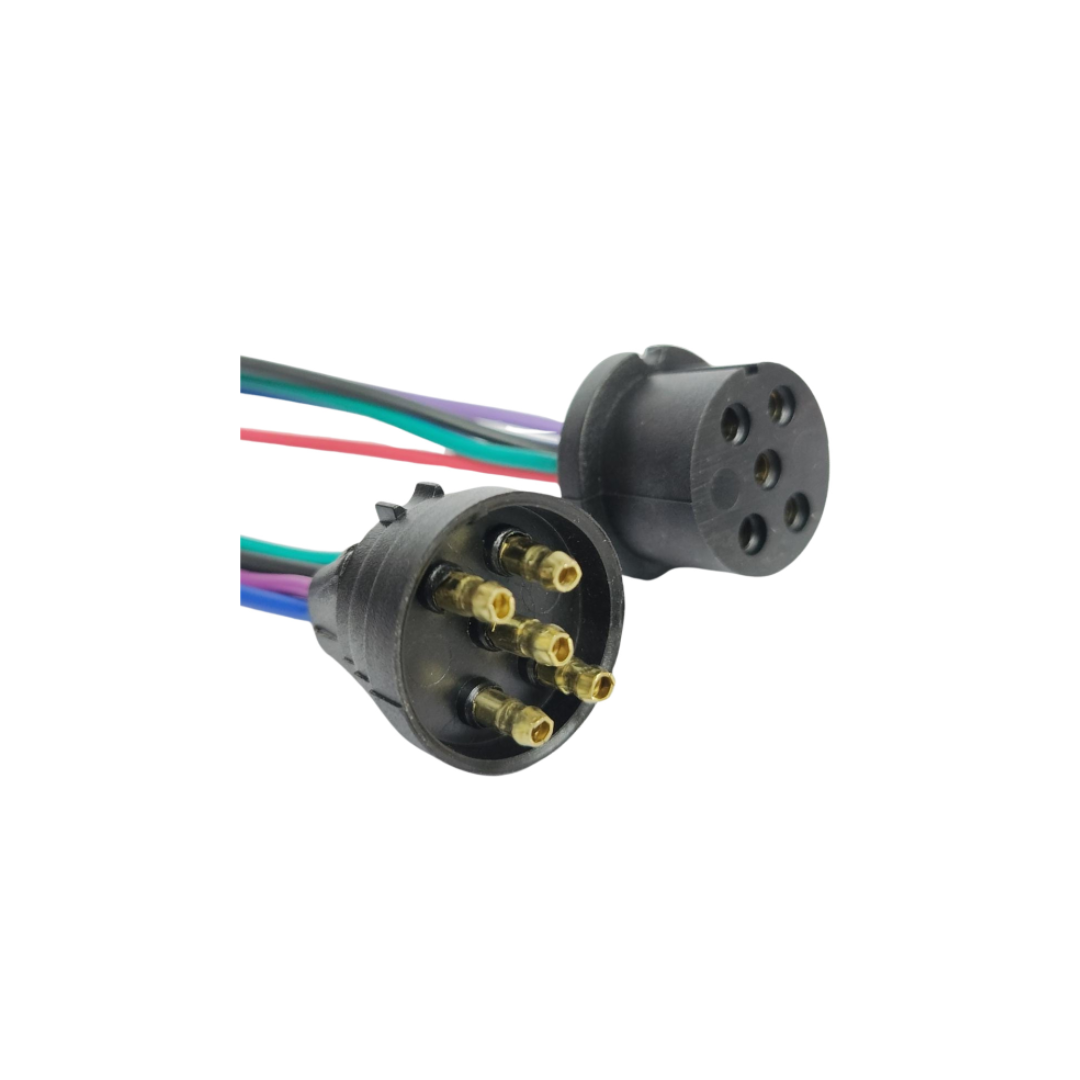 FICHA 5 VIAS ACOPLADO DE NYLON-GOMA X BOLSA DE 5 UNIDADES