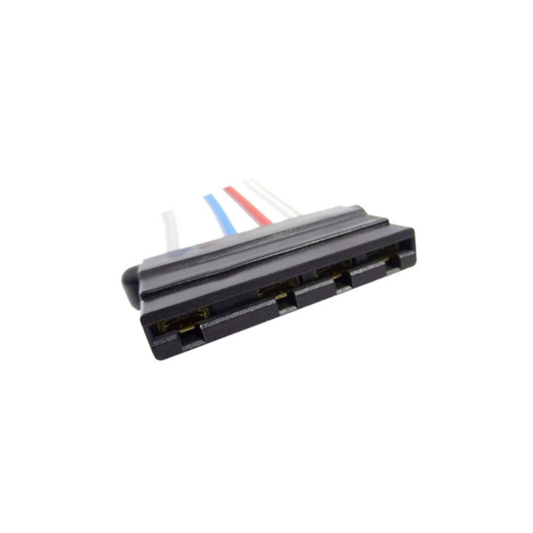 FICHA 4 VIAS MACHO REGULADOR DE VOLTAJE FORD (TIPO AZ) X BOLSA DE 10 UNIDADES
