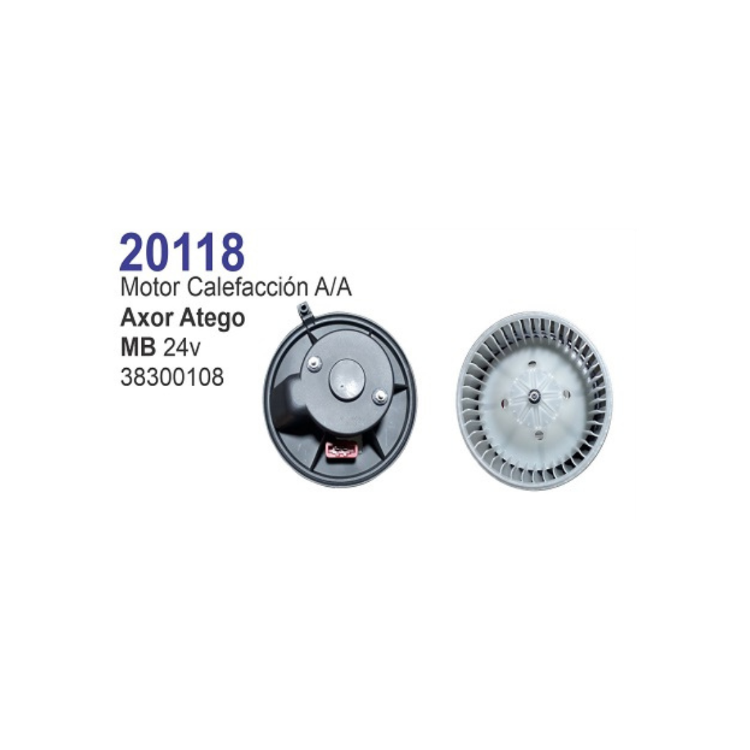 MOTOR SOPLADOR CALEFACCION MERCEDES BENZ AXOR  ATEGO 1624 24V