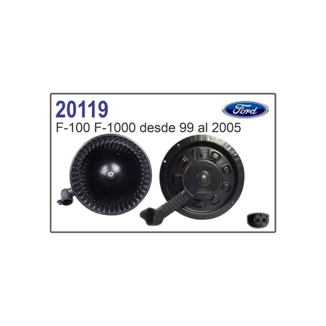 MOTOR SOPLADOR CALEFACCION FORD F-100 F-4000 F-14000 DUTY 12V