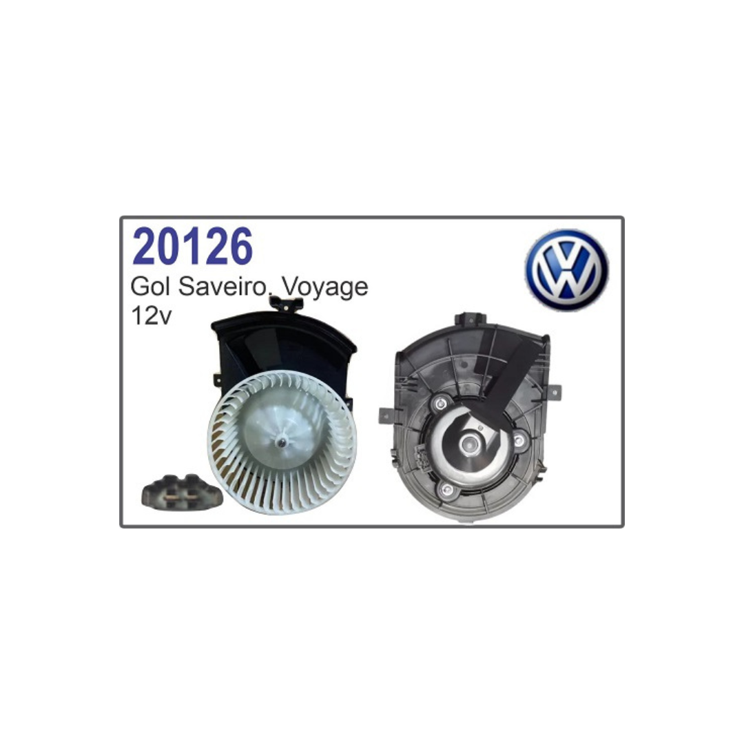 MOTOR SOPLADOR CALEFACCION VW VOLKSWAGEN GOL SAVEIRO VOYAGE 12V