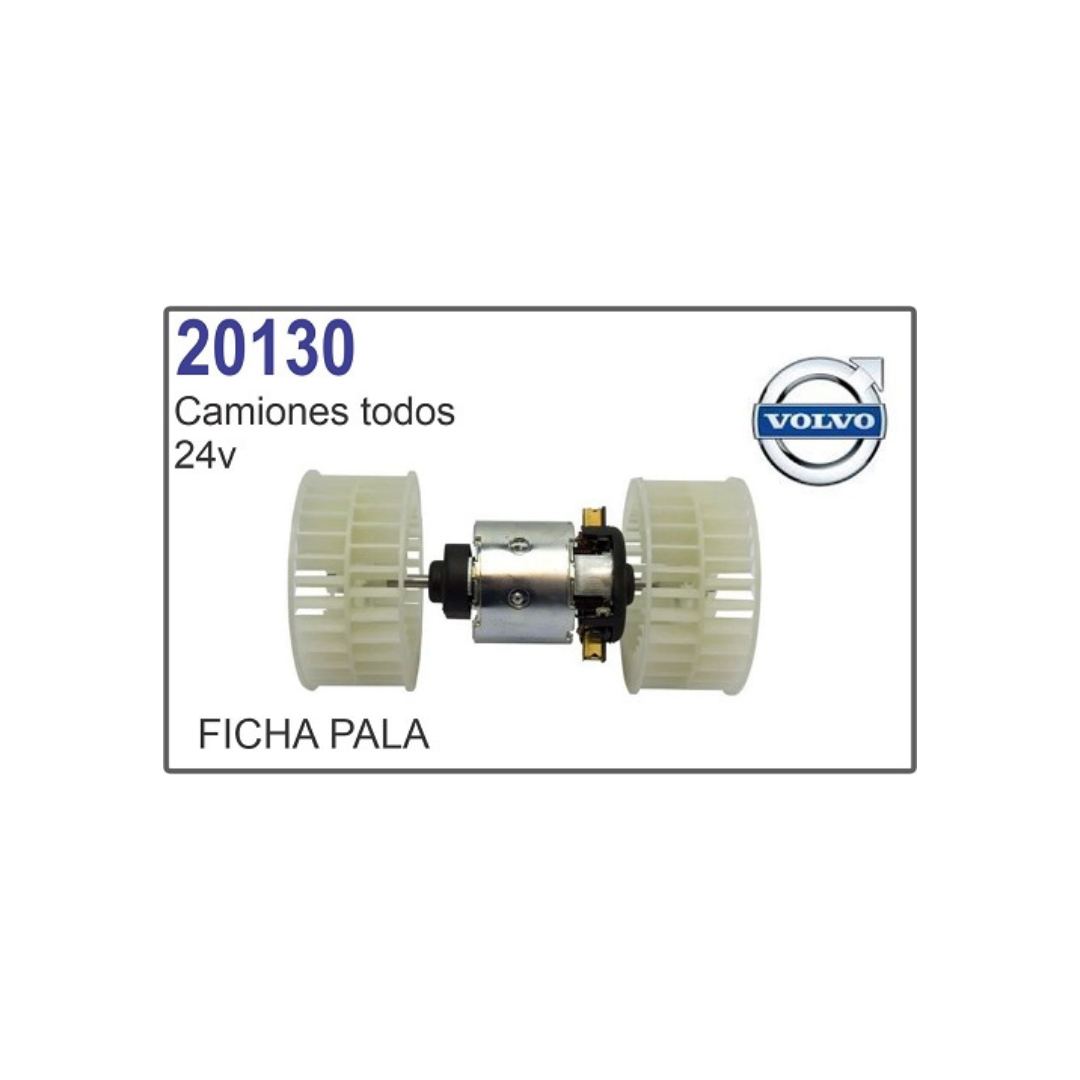 MOTOR SOPLADOR CALEFACCION VOLVO CAMION 24V