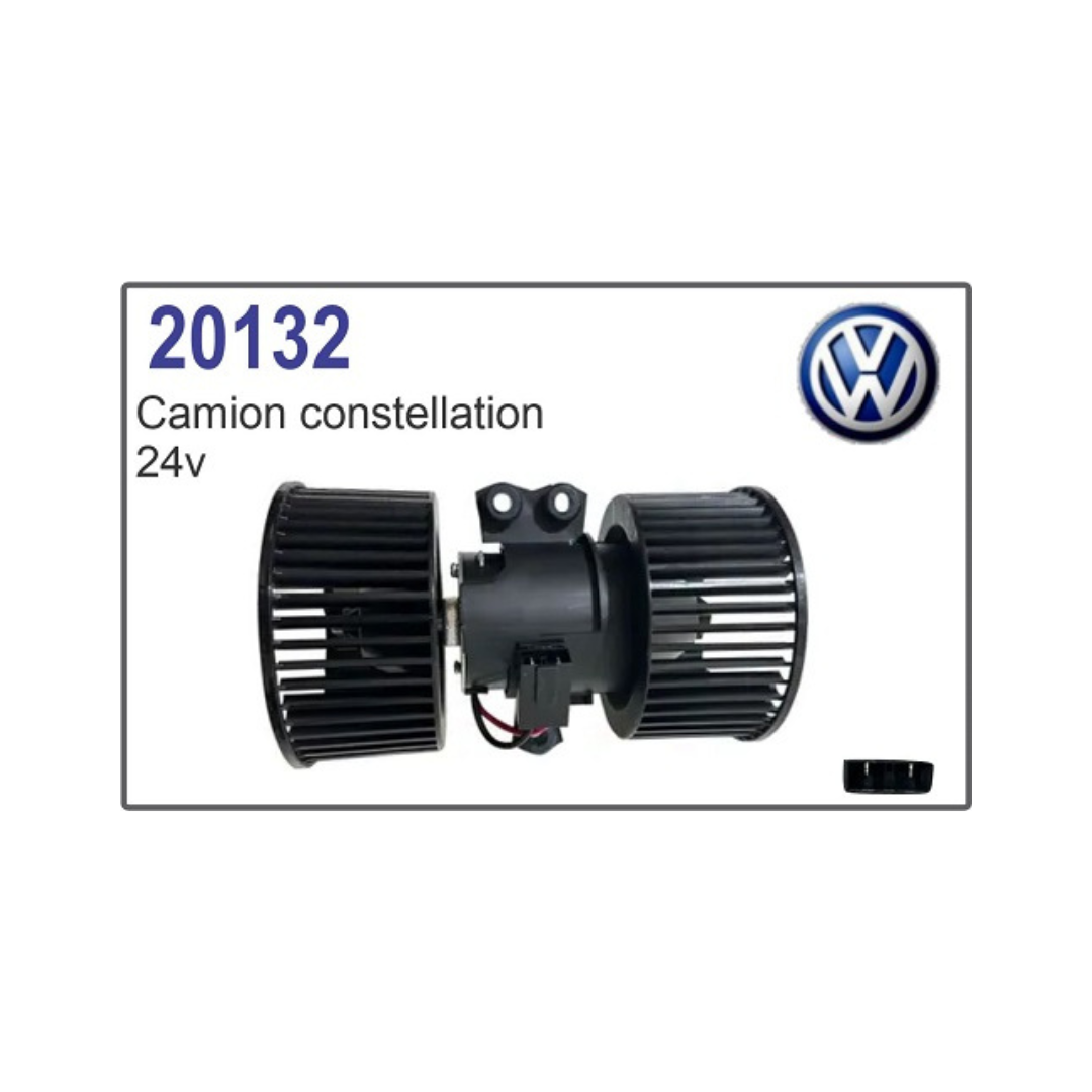 MOTOR SOPLADOR CALEFACCION VW VOLKSWAGEN CAMION 17-250 CONSTELLATION 24V