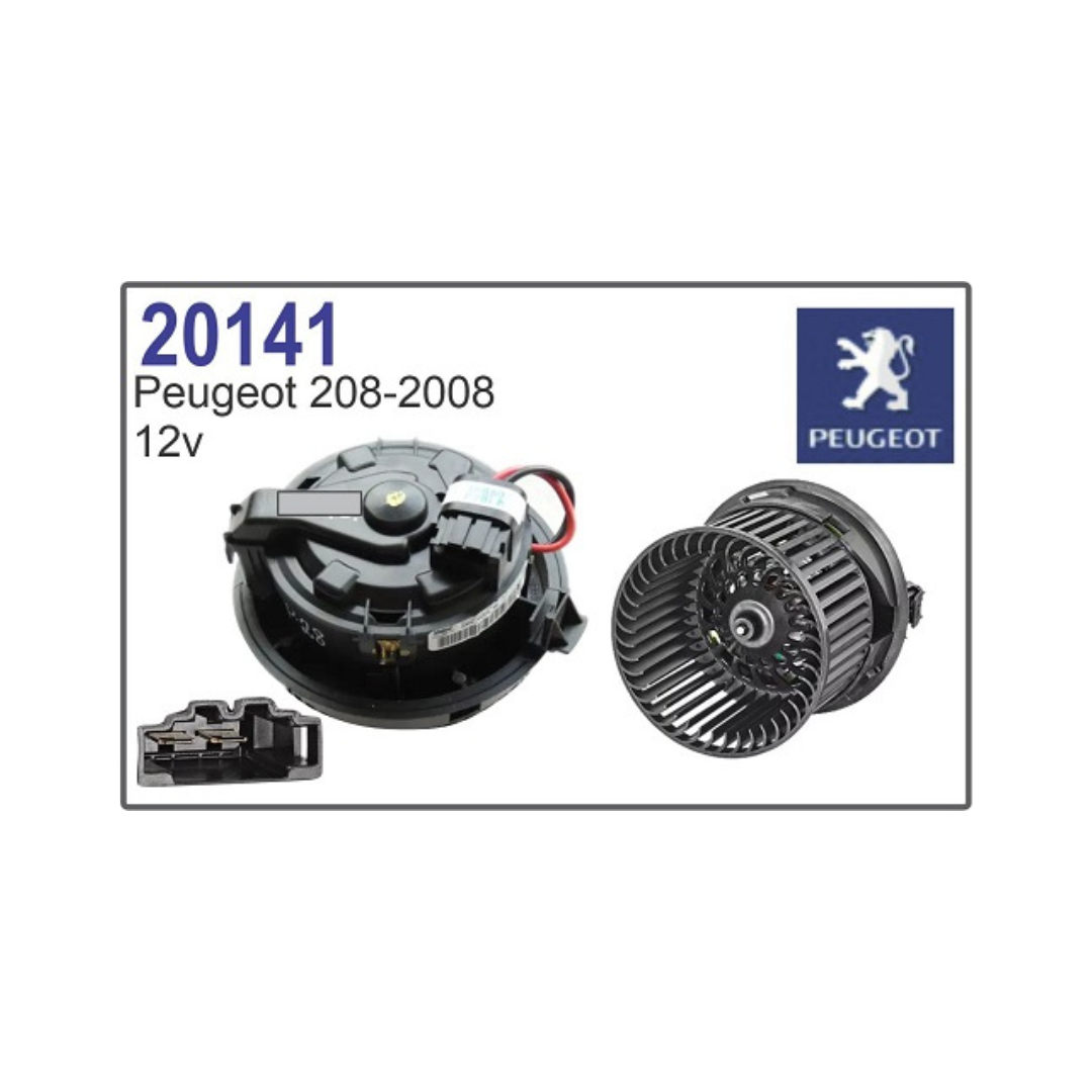 MOTOR SOPLADOR CALEFACCION PEUGEOT P-208 P-2008 12V