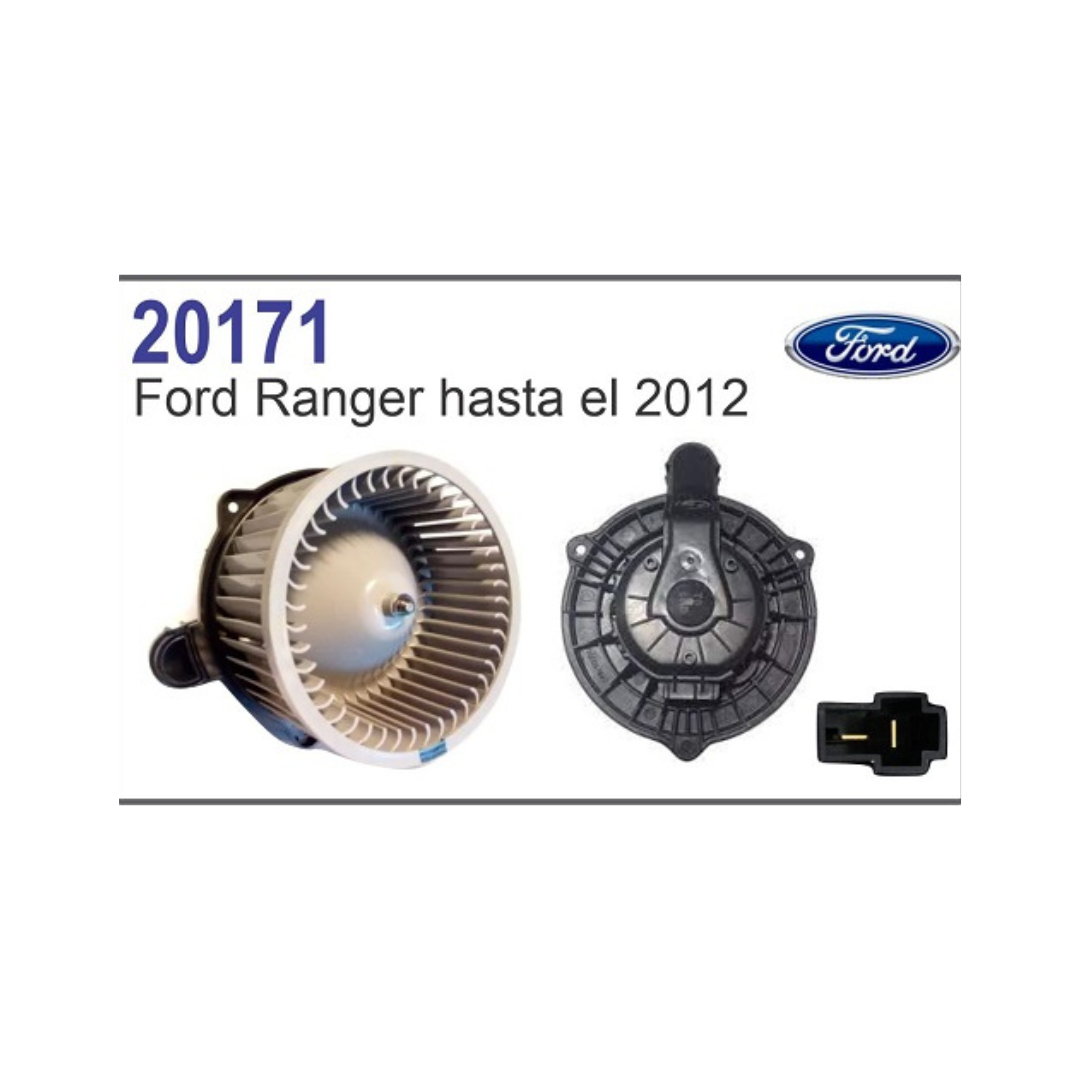 MOTOR SOPLADOR CALEFACCION FORD RANGER HASTA 2012 12V