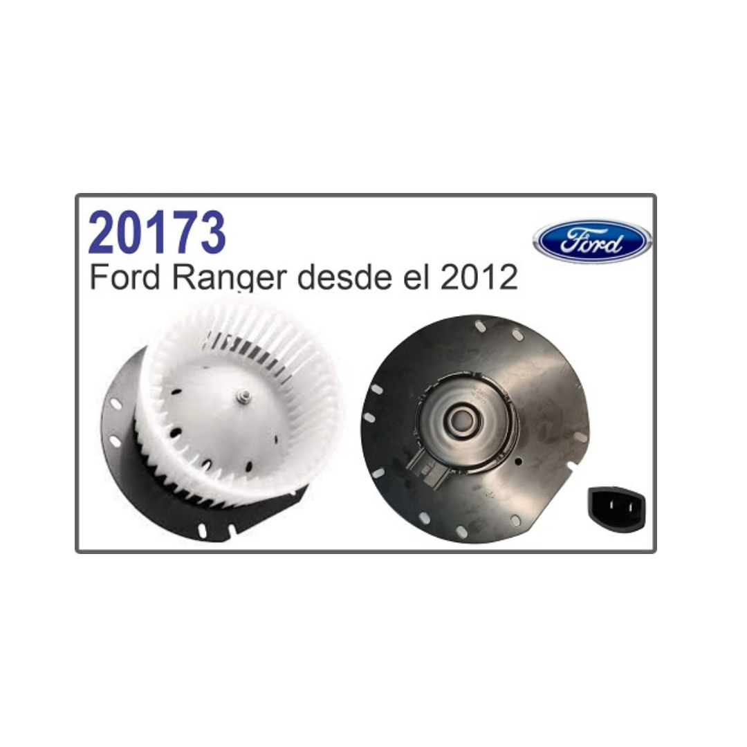 MOTOR SOPLADOR CALEFACCION FORD RANGER DESDE 2012 HASTA 2020 12V