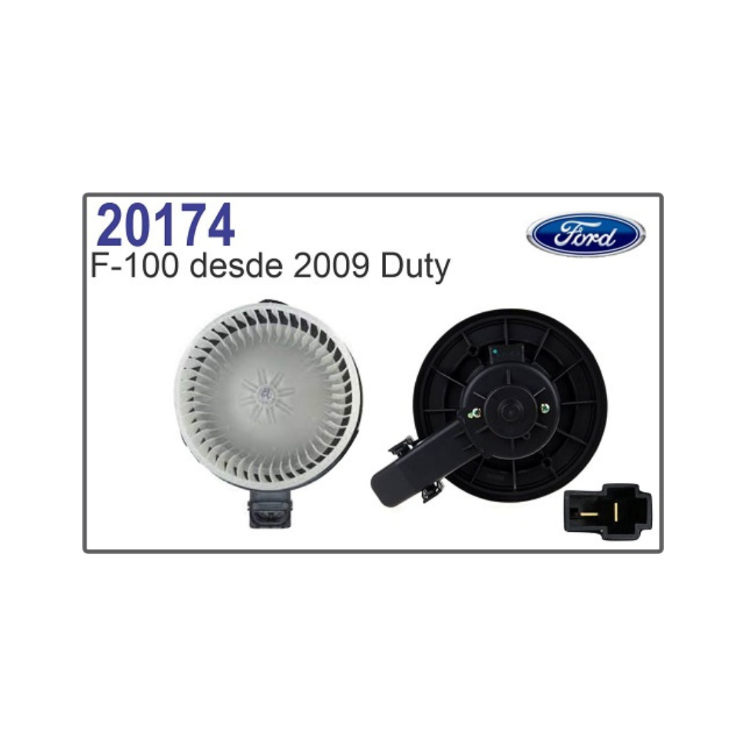 MOTOR SOPLADOR CALEFACCION FORD F-100 F-4000 F-14000 DUTY DESDE 2010 12V
