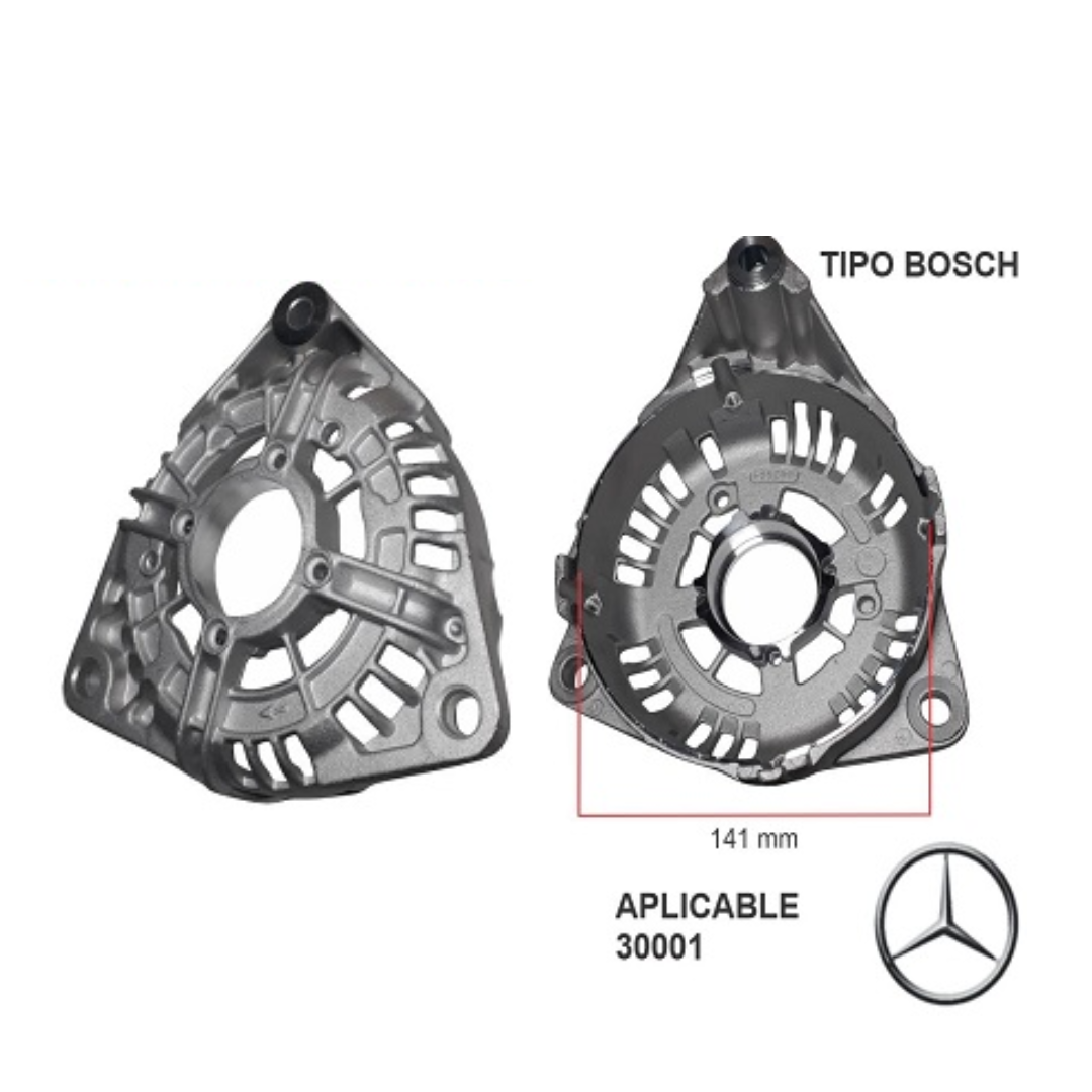 TAPA DELANTERA BOSCH MB 24V 80A ELECTRONICO