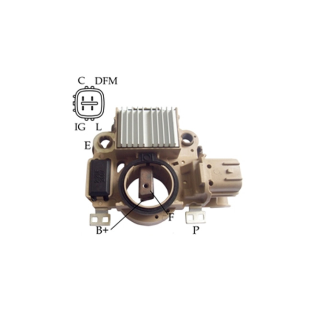 REGULADOR DE VOLTAJE TIPO MITSUBISHI 12V 4P