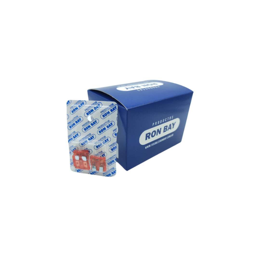 FUSIBLE FICHA 2 AMP. CAJA DE 20 BLISTER X 5 UNIDADES (CAJA CERRADA)