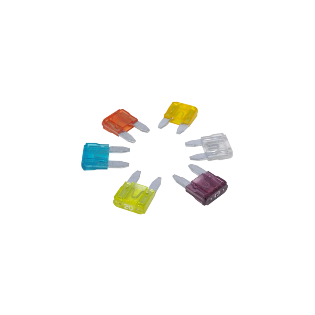 FUSIBLE MINI FICHA 3 AMP  X BOLSA DE 100 UNIDADES