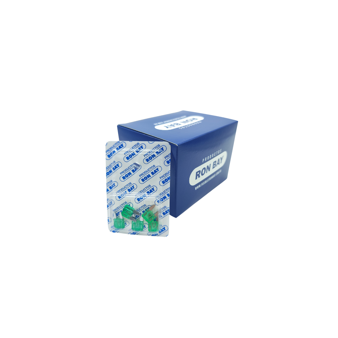FUSIBLE MINI FICHA 3 AMP . CAJA DE 20 BLISTER X 5 UNIDADES  (CAJA CERRADA)