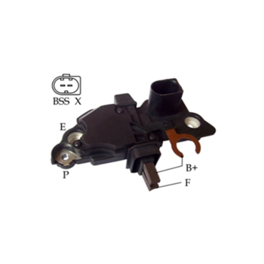 REGULADOR DE VOLTAJE TIPO BOSCH 12V 2P