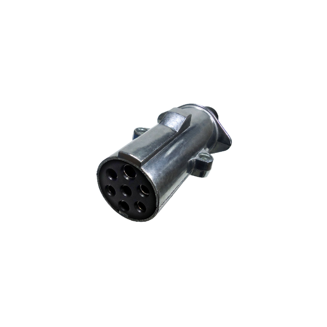 ENCHUFE MACHO PARA TRAILER 24V-7 VIAS ALUMINIO SIN EXTENSOR-LINEA PESADA