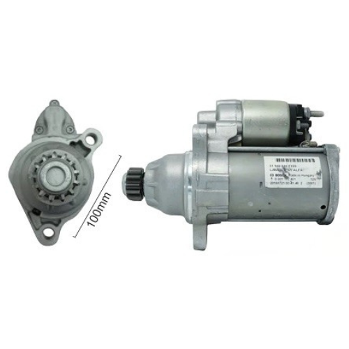 MOTOR DE ARRANQUE BOSCH FIAT ARGO TORO 1.6 1.8 E-TORQ JEEP RENEGADE 13D 34DP 12V (Reemplazo 10127)