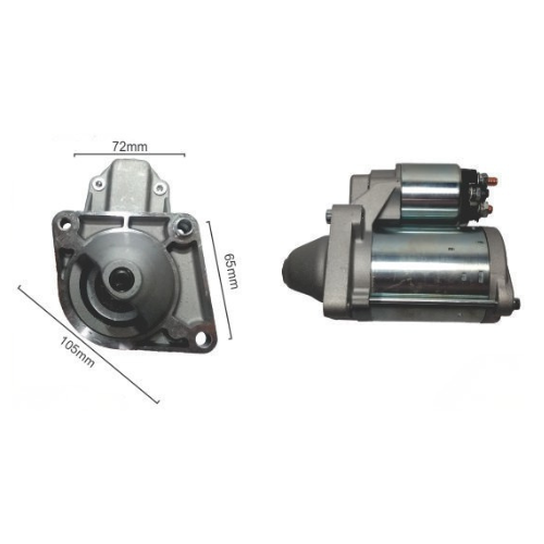 MOTOR DE ARRANQUE BOSCH FIAT GRAN SIENA (Reemplazo 10066-10037)