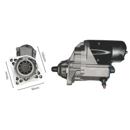 MOTOR DE ARRANQUE DENSO CASE TRACTOR LINEA MX 12V