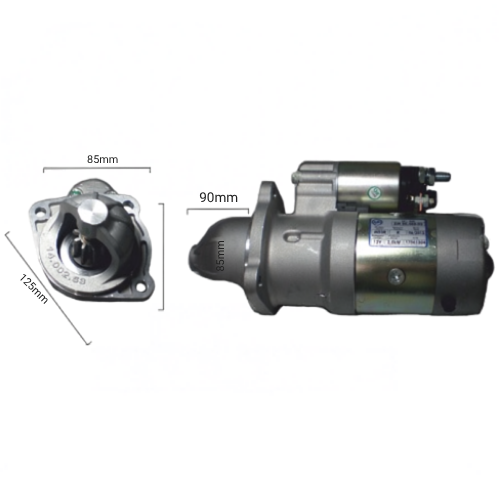 MOTOR DE ARRANQUE INDIEL M100R 24V 10D DP37 8MM VW CAMION 250
