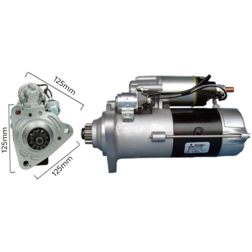 MOTOR DE ARRANQUE MITSUBISHI MERCEDES BENZ ACTROS TODOS 12D 24V 7.5KW