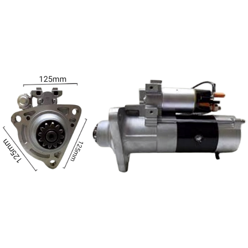 MOTOR DE ARRANQUE MITSUBISHI VOLVO B12 FH12 FH13 12D 24V M8 CARCASA 90X94