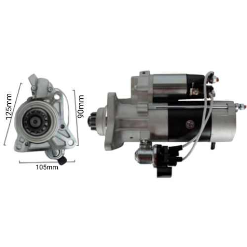 MOTOR DE ARRANQUE MITSUBISHI VOLVO FH FM 11D 24V 5.5 KW M8 CARCASA 90X94