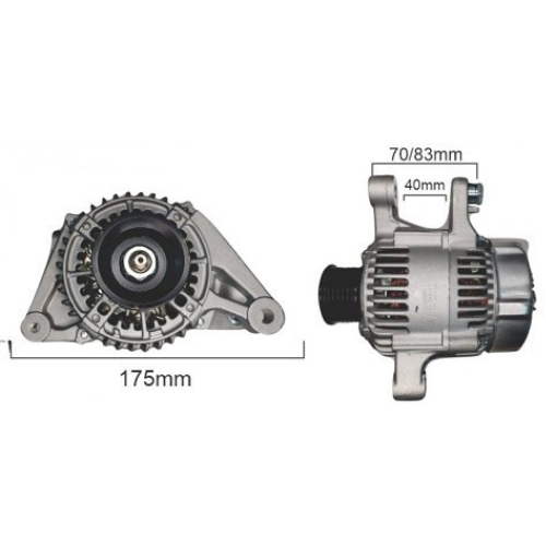 ALTERNADOR BOSCH TOYOTA COROLLA NAFTA
