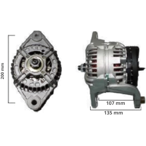 ALTERNADOR C/R UNIVERSAL AGRICOLA