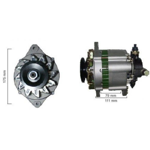 ALTERNADOR CORSA DIESEL C/DEPRESOR HITACHI