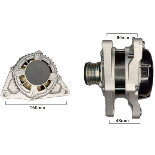 ALTERNADOR DENSO 12V 150A FIAT ARGO CRONOS