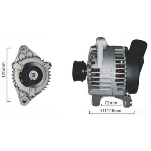 ALTERNADOR MARELLI 12V 85A FIAT PALIO PUNTO 1,6