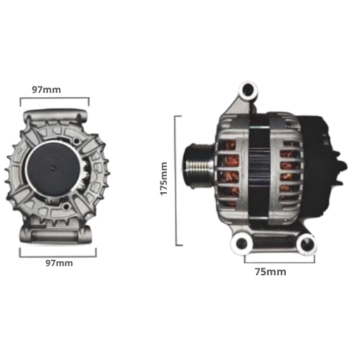 ALTERNADOR MOTORCRAFT 12V 150A FORD TRANSIT DESDE 2006