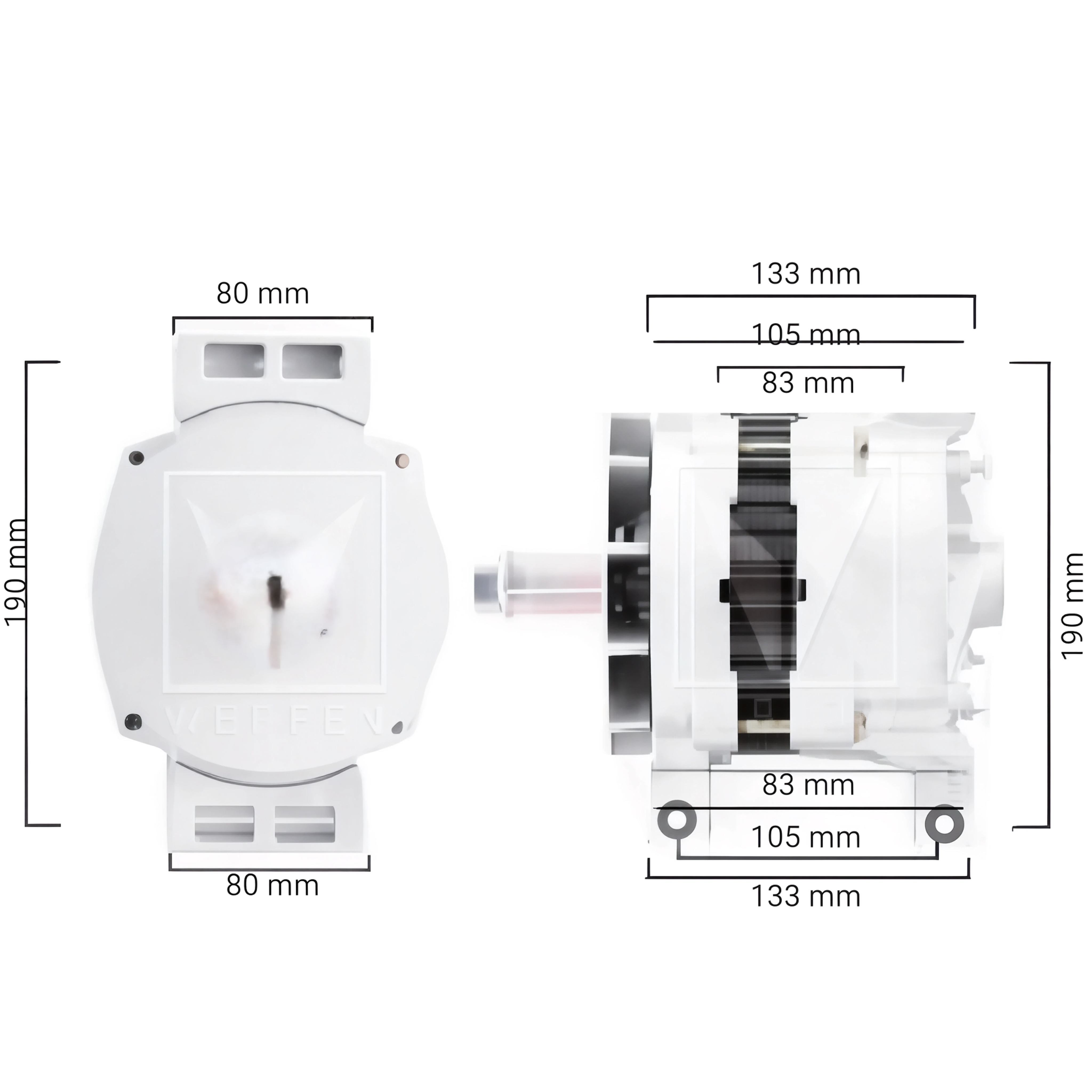 ALTERNADOR UNIVERSAL PATA CRUZADA DELCO